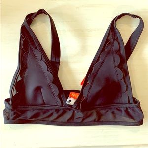 Black Triangle Bikini Top